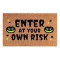 Doormat 60cm x 40cm - 'Enter At Your Own Risk'