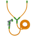 Dog Shower Mix Hot/Cold Water Yellow/Lime with Valves
