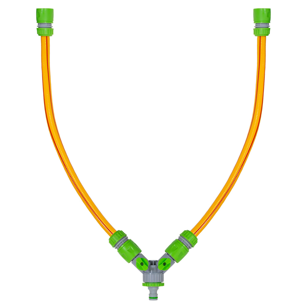 Dog Shower Mix Hot/Cold Water Yellow/Lime with Valves