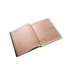 2026 Desk Diary (Pink paper) - Day-a-Page Planner - Black (DPC-26)