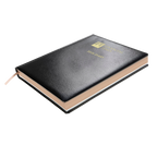 2026 Desk Diary (Pink paper) - Day-a-Page Planner - Black (DPC-26)