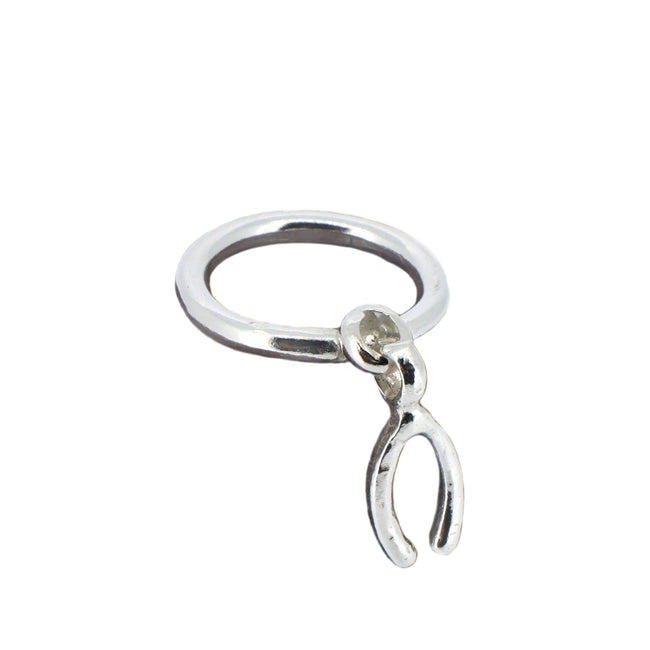 Anillo colgante de horquilla
