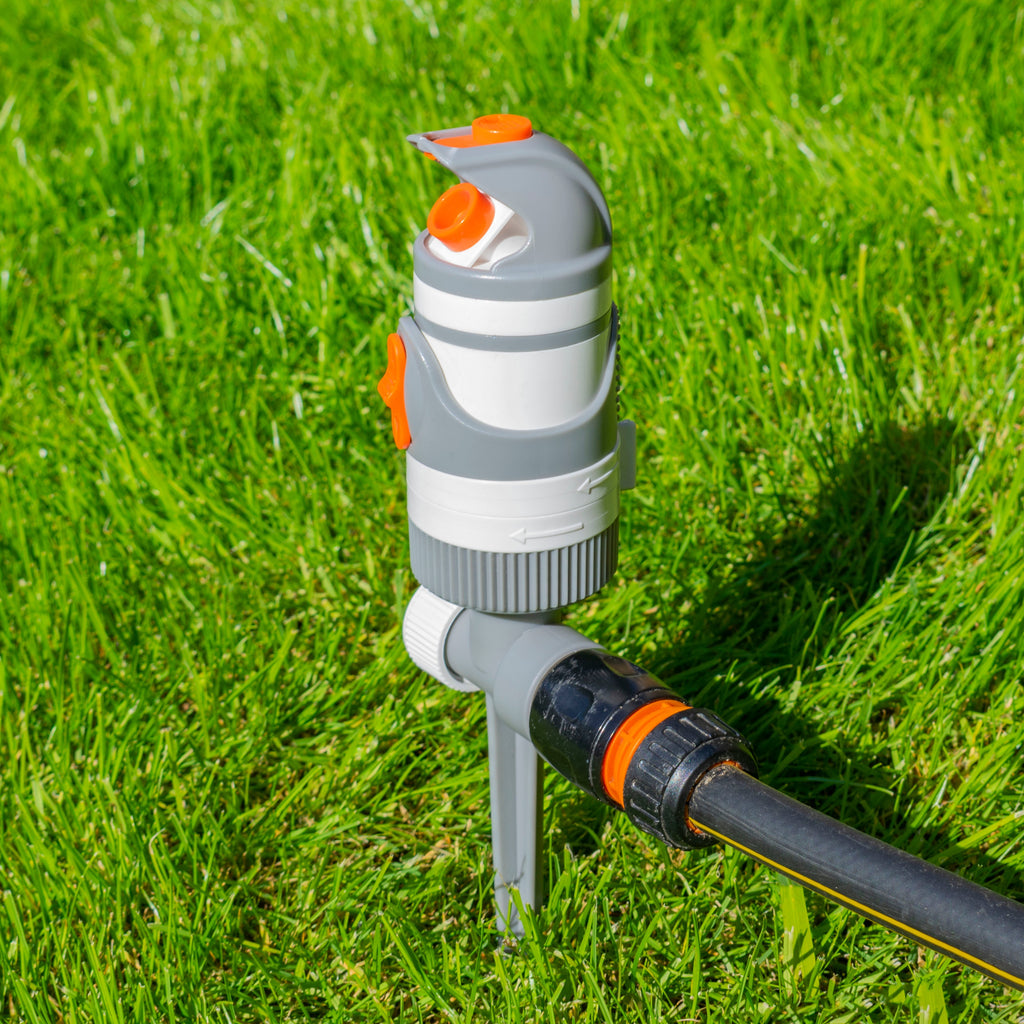 2-Pattern Gear Drive Sprinkler White Line
