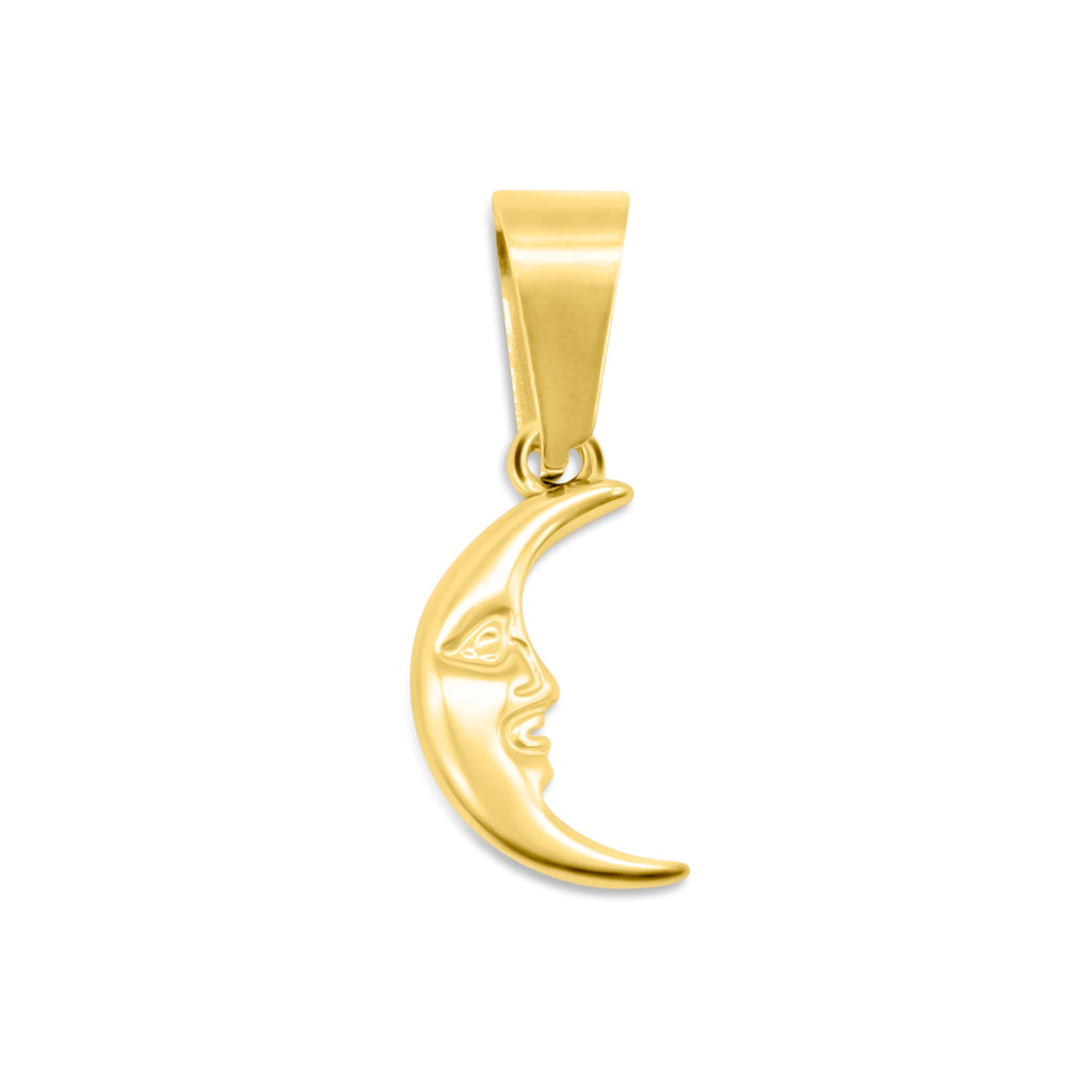 Charm Coven Gold Man in the Moon Charm