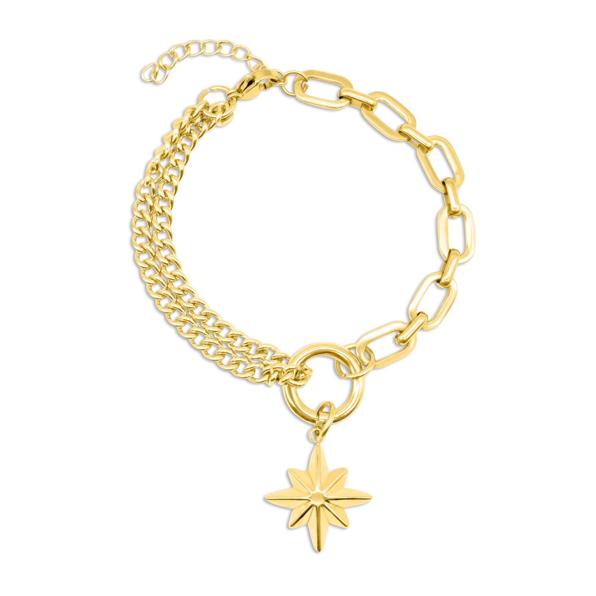 Gold Celeste North Star Bracelet