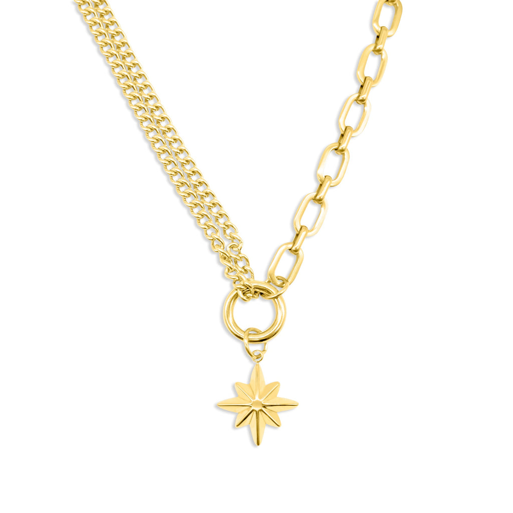 Gold Celeste North Star Necklace