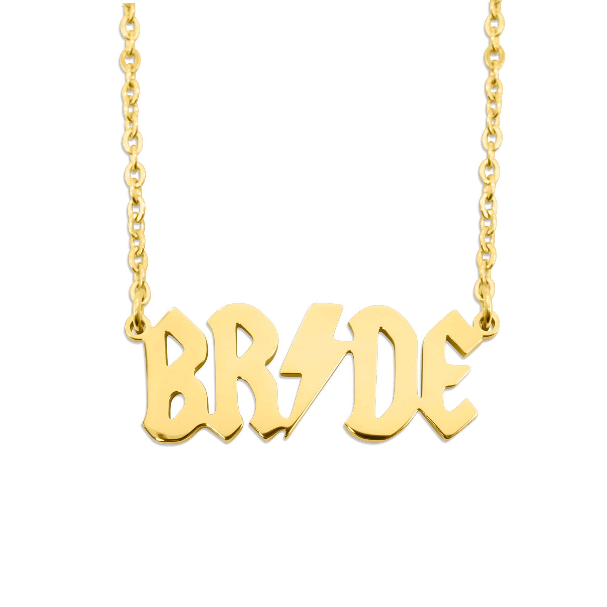 Alternative Gold BRIDE Necklace