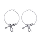 Serpent's Lair Snake Earrings