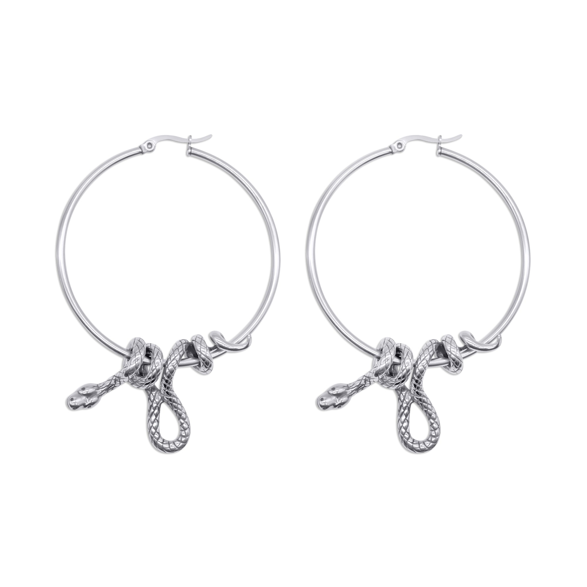 Serpent's Lair Snake Earrings