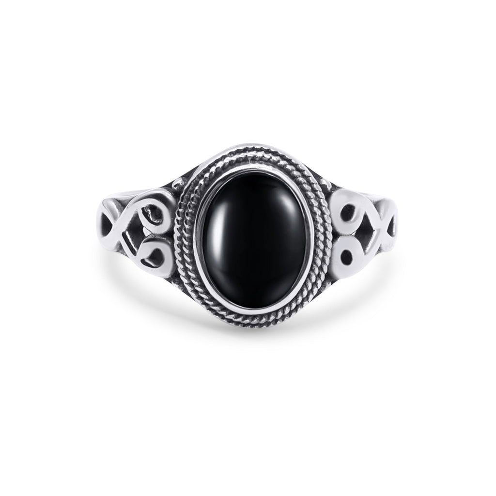 Drusilla Black Gemstone Ring