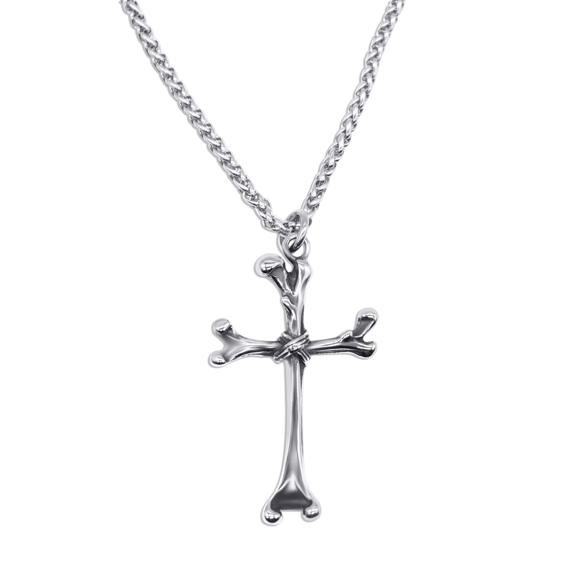 Osteomancy Bone Cross Necklace