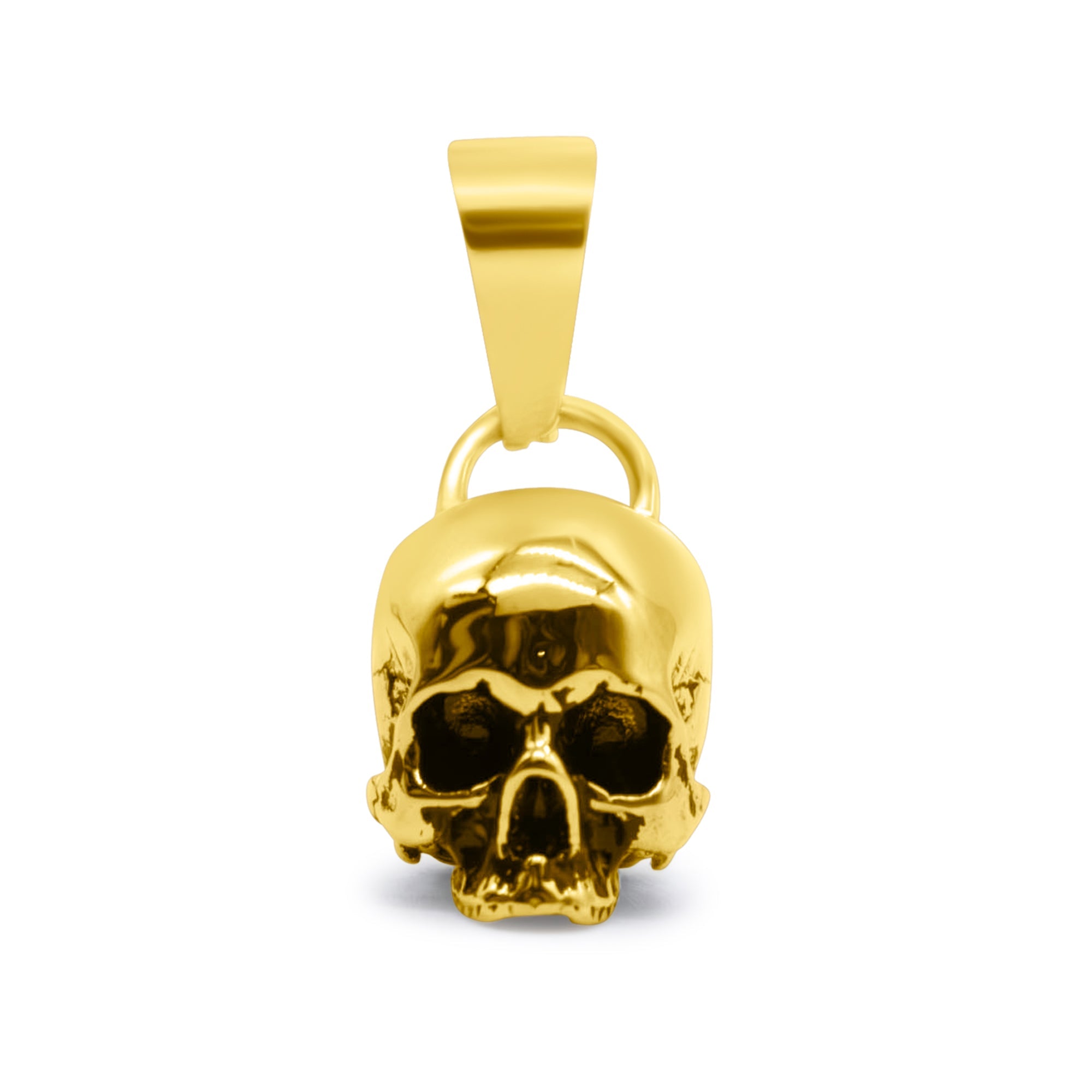 Charm Coven Gold Hel Skull Charm