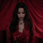 Cursed Bloom Rose Gemstone Necklace