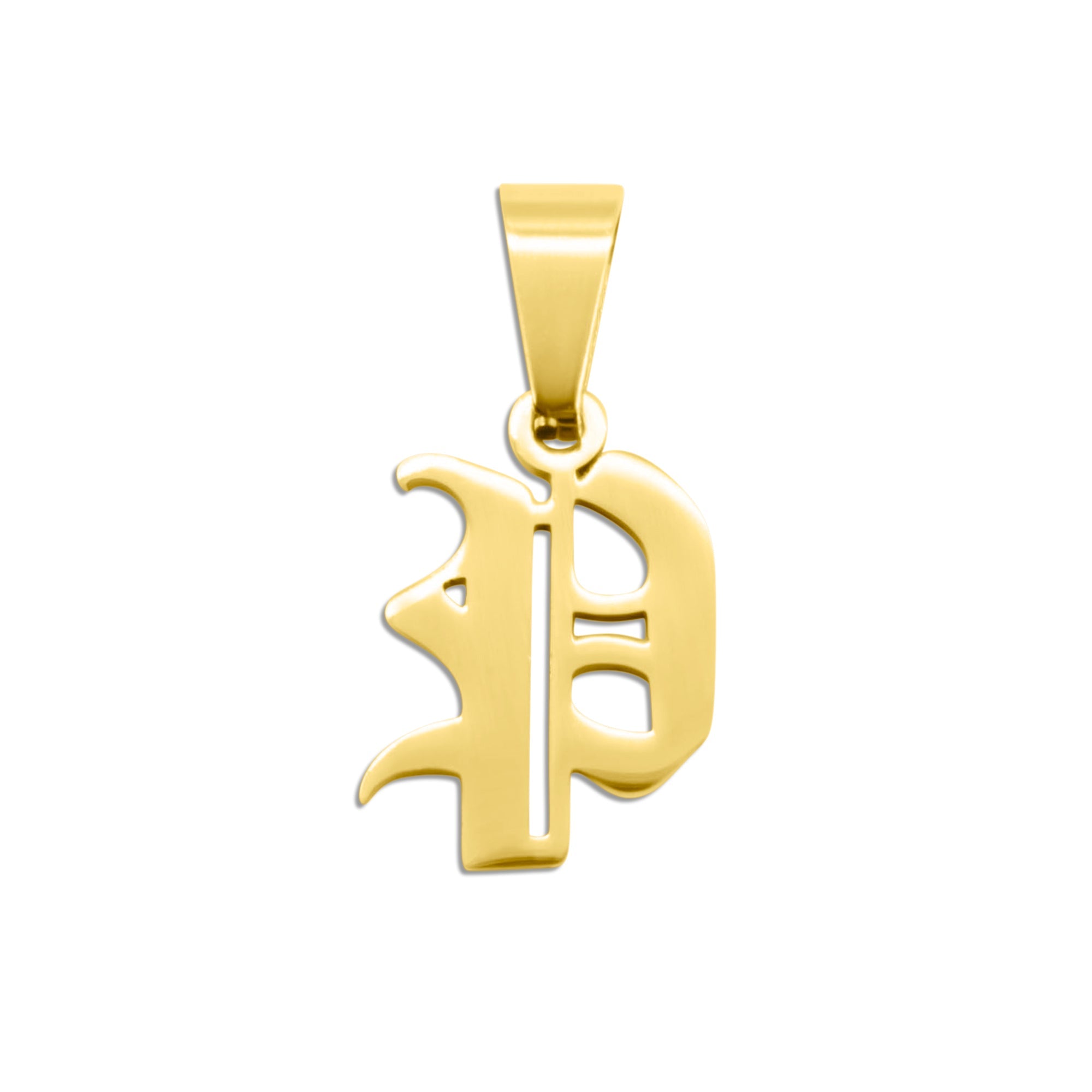 Charm Coven Gold Old English Initial Charm