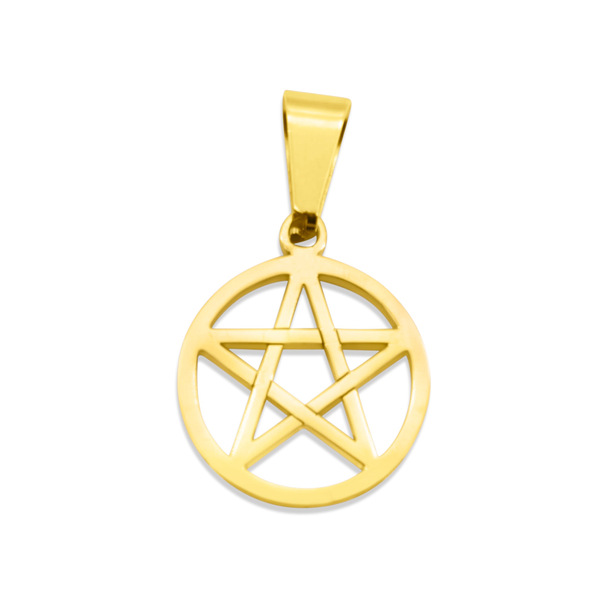 Charm Coven Pentagram Charm Gold