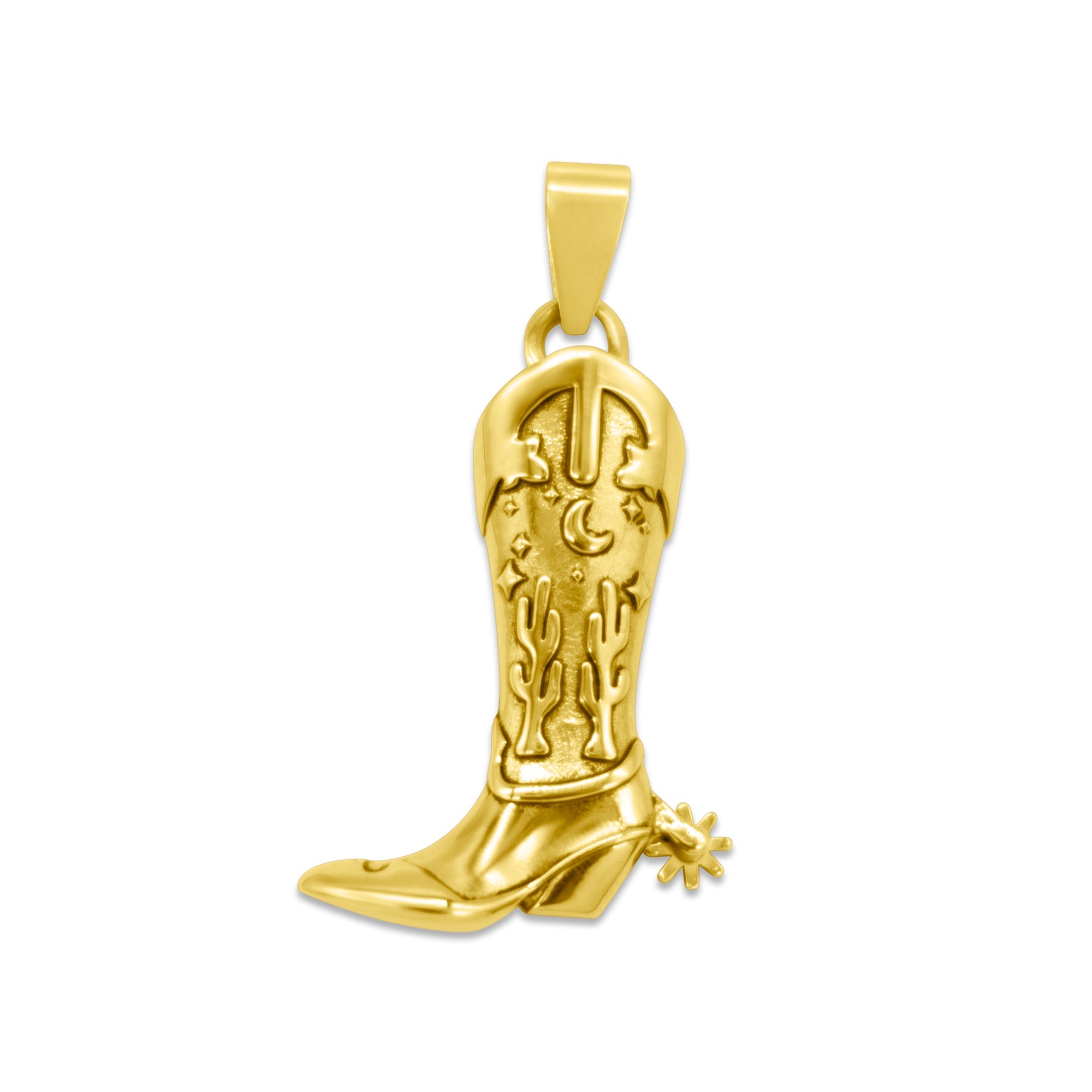 Gold Charm Coven Hoedown Cowboy Boot Charm