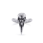 Raven Bird Skull Ring