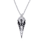Raven Bird Skull Necklace
