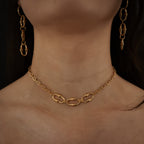 Gold Revenant Choker Necklace
