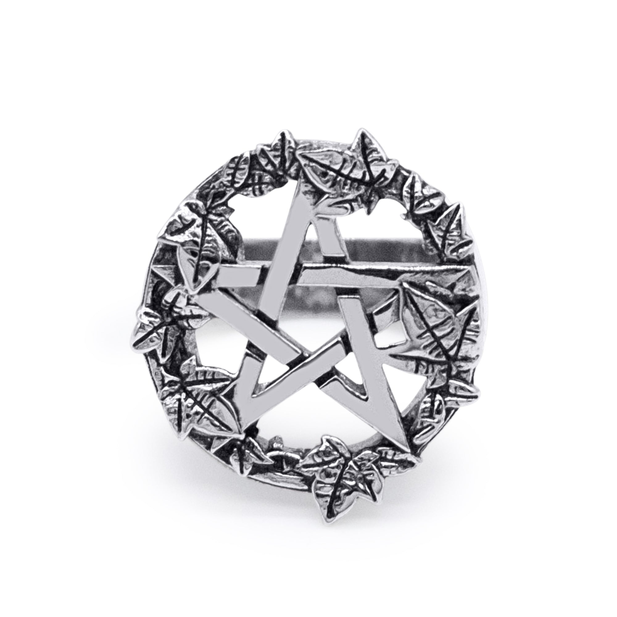 Green Witch Pentacle Ring