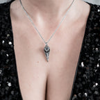 Raven Bird Skull Necklace