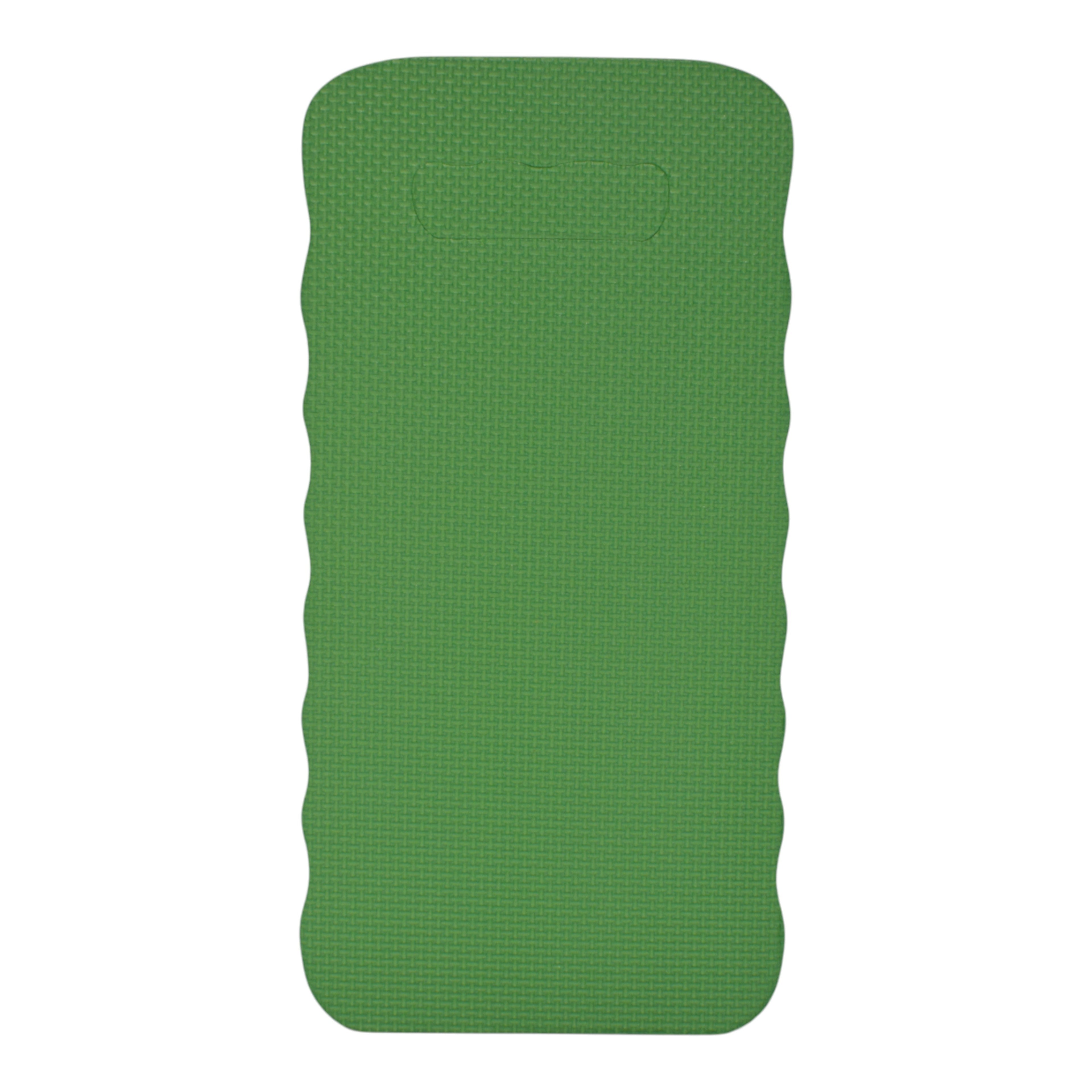 Digger-Hoe Garden Tool with Multifunction Kneeler Mat, Green