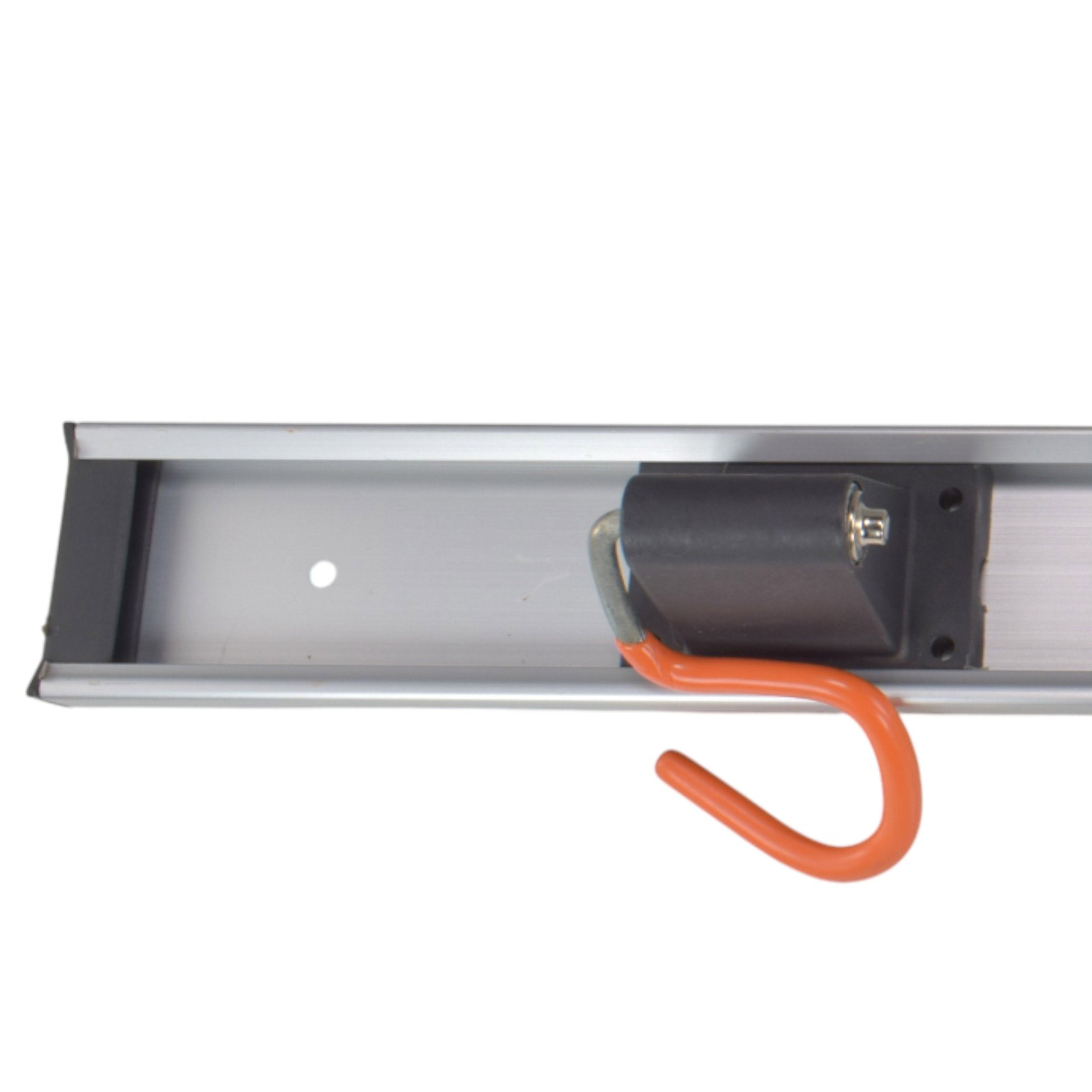 Wall Mount Tool Rack Rail with 3 x S Hanging Hooks