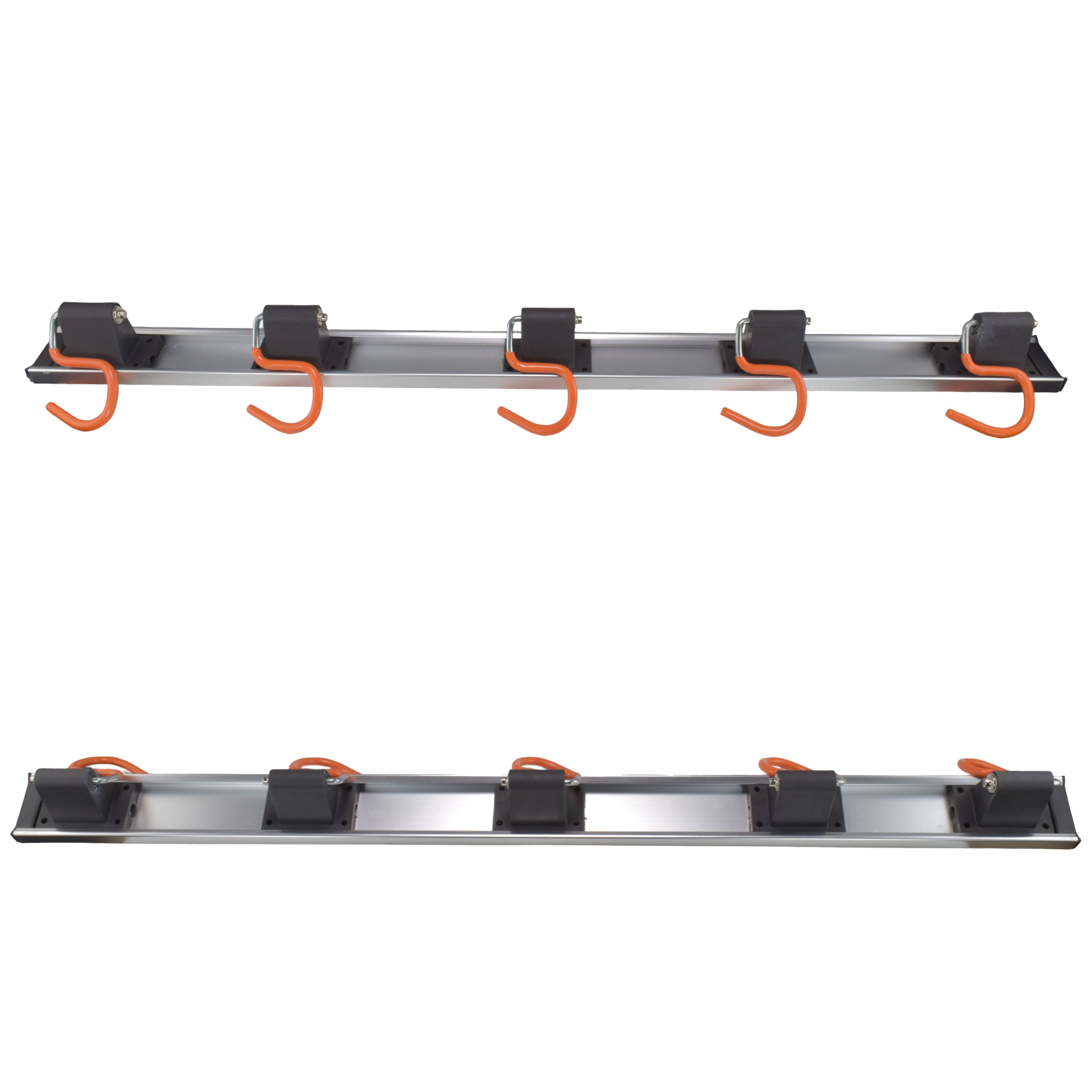 Wall Mount Tool Rack Rail with 5 x S Hanging Hooks