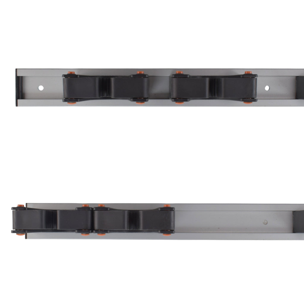 Wall Mount Tool Holder Rail - Gripper Design (3 Handles)
