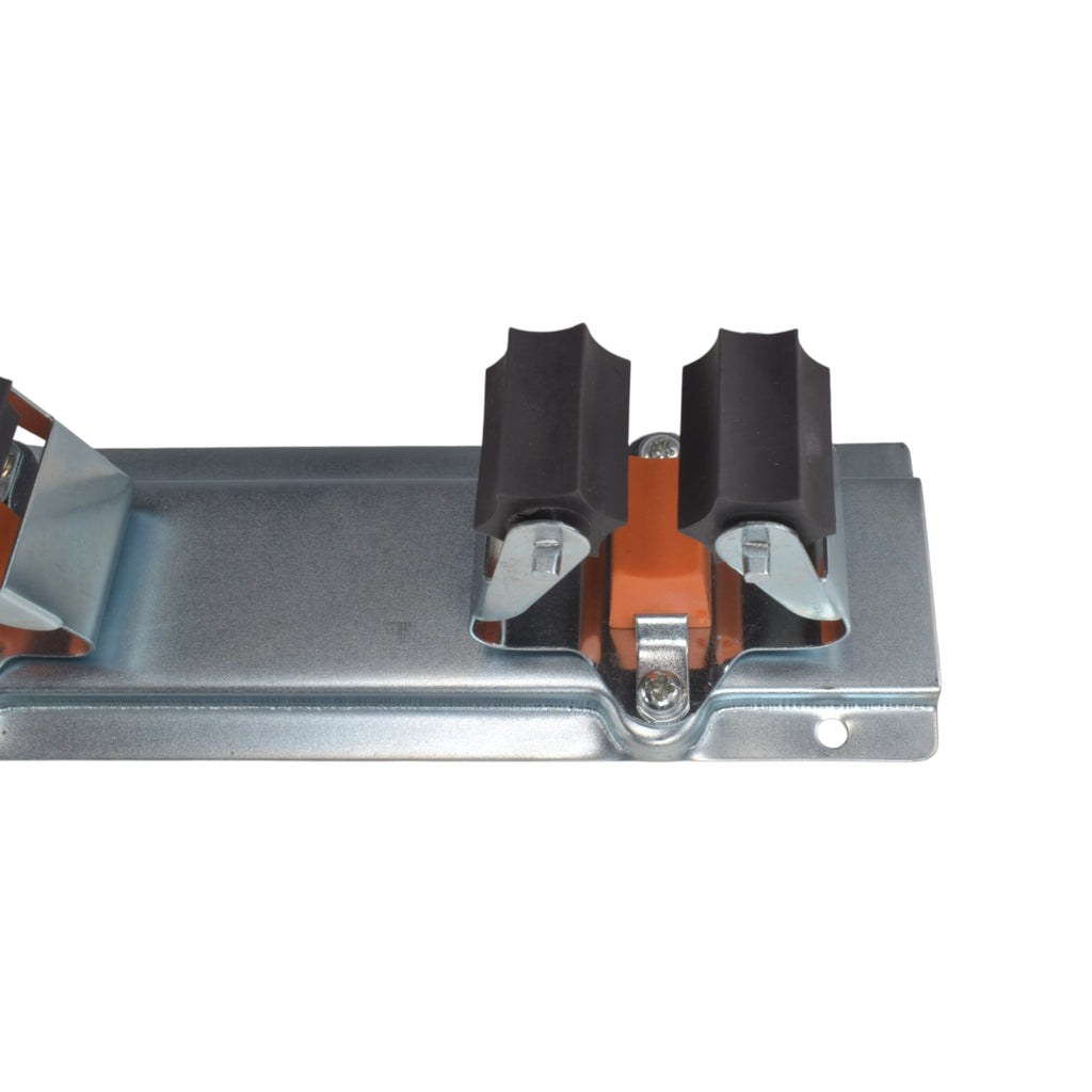 Wall Mount Tool Holder Rail - Roller Grip Design (5 Handles)