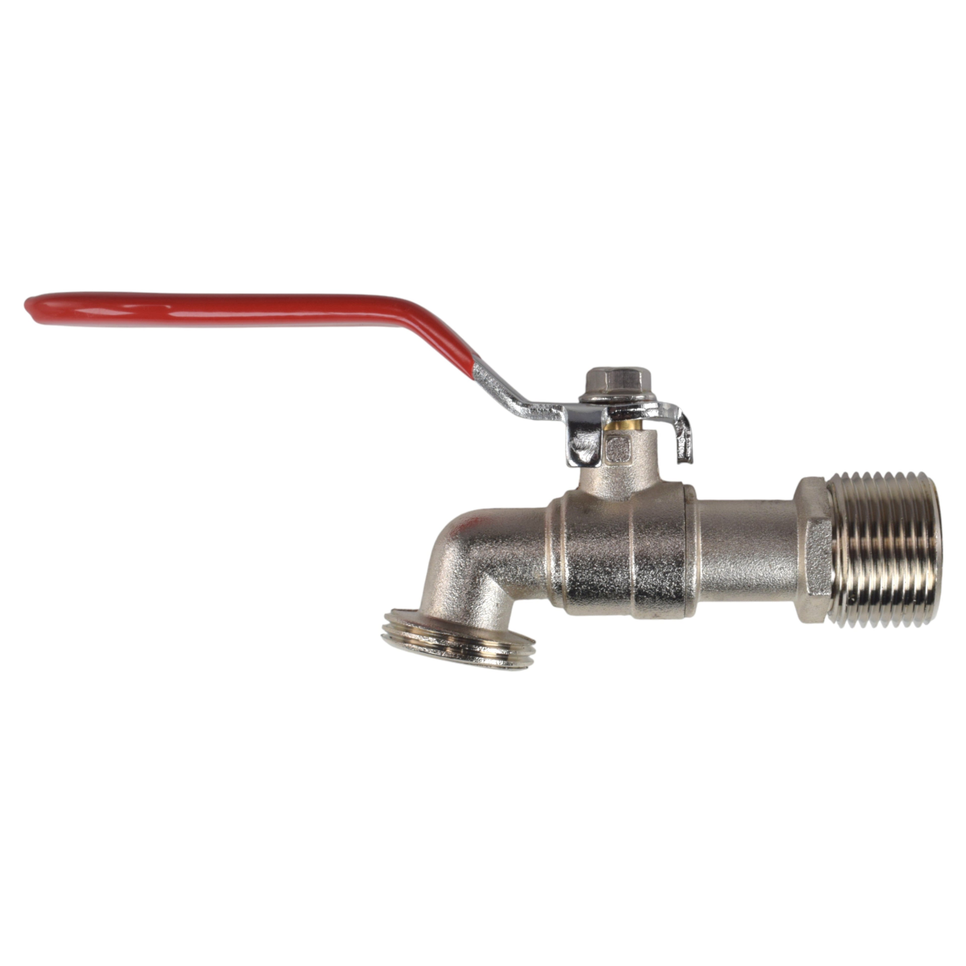 Lever Tap Kit with Barb/Quick Connect Outlet, 1/2" and 3/4" BSP Thread Inlet