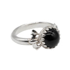 Black Onyx Bat Ring - Size N