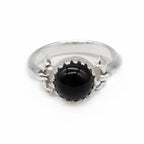Black Onyx Bat Ring - Size N