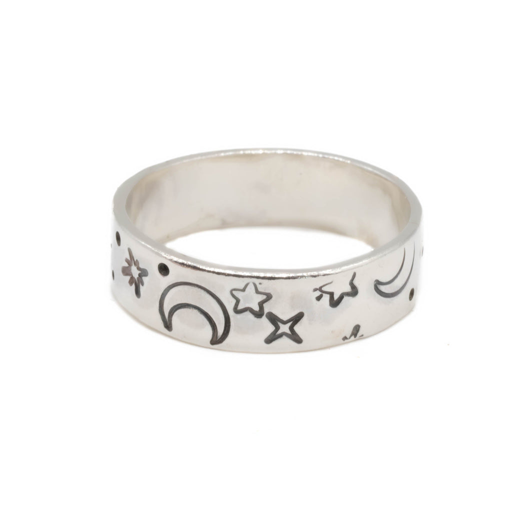 Celestial Band Ring - Size U