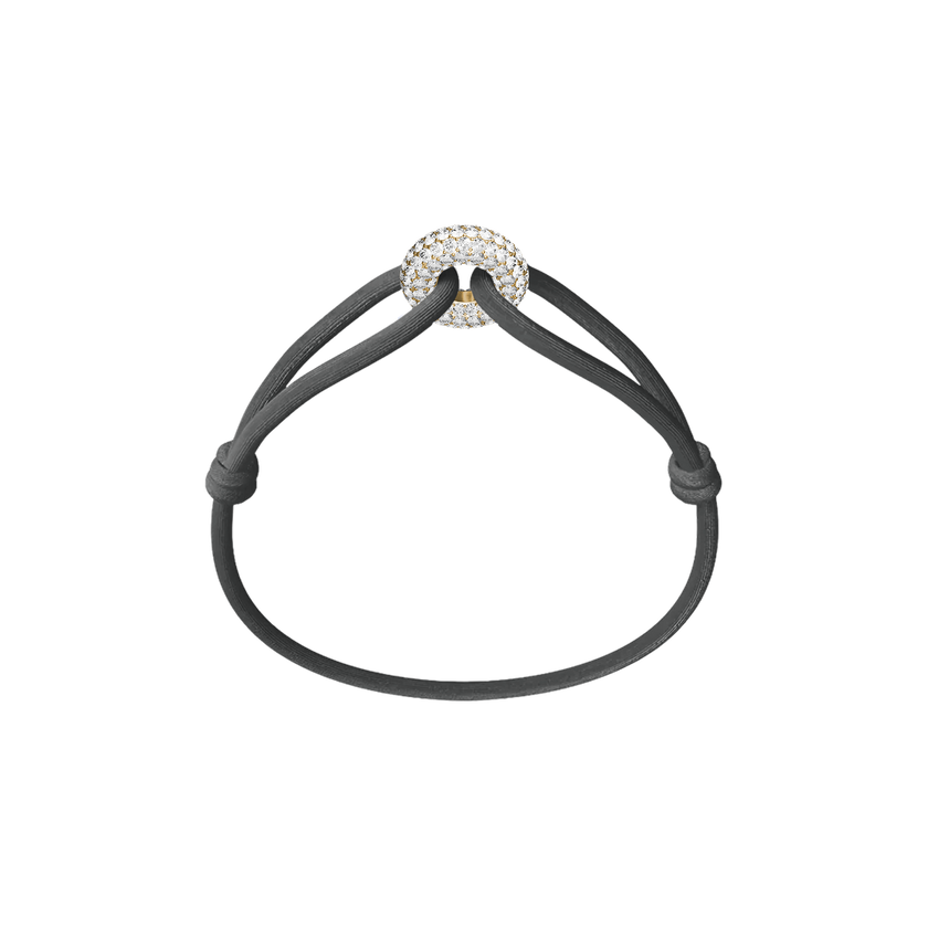 Goldener Soho Pavé Kordelarmband