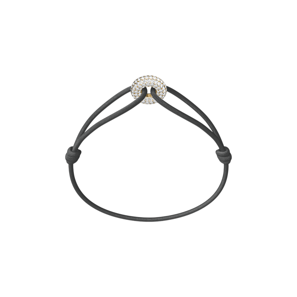 Mini Golden Soho Pavé Cord Bracelet