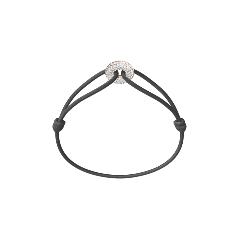 Mini Rose Soho Pavé Cord Bracelet