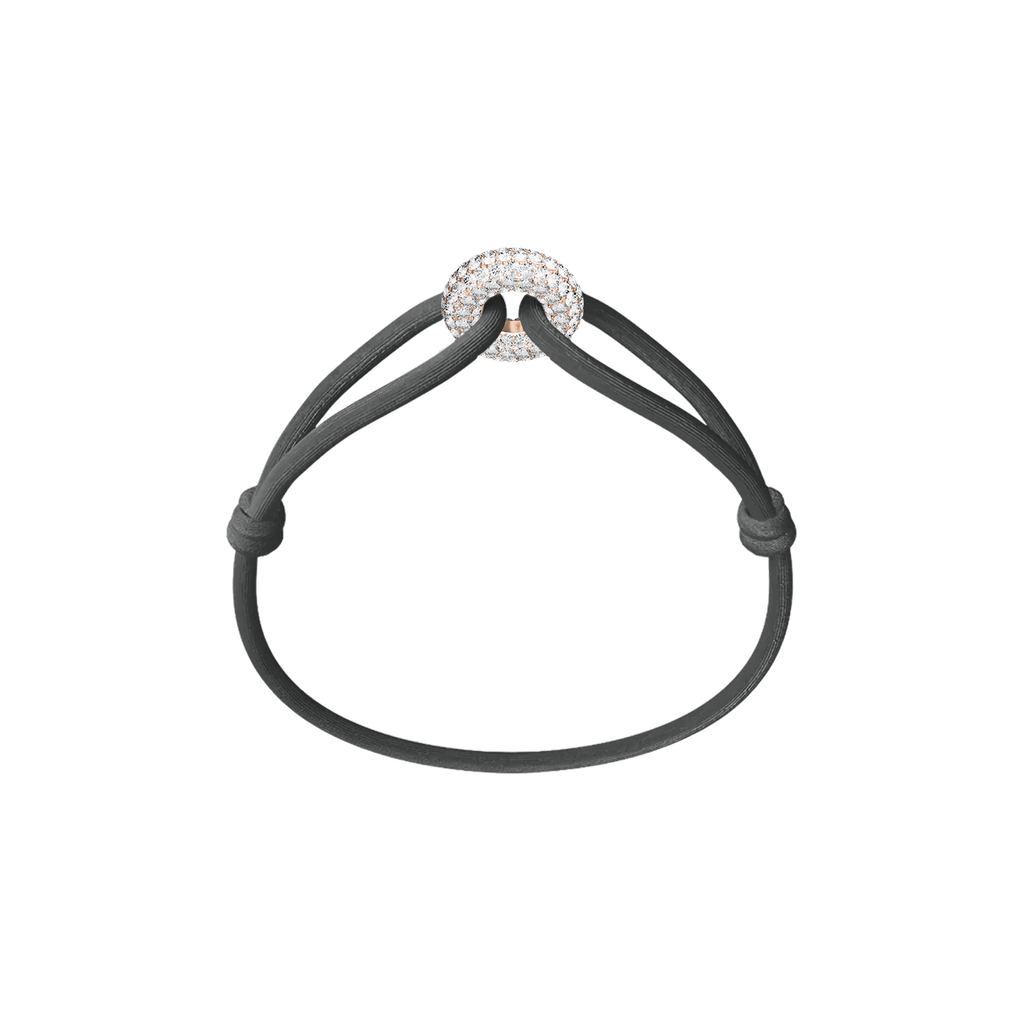 Rose Soho Pavé Cord Bracelet