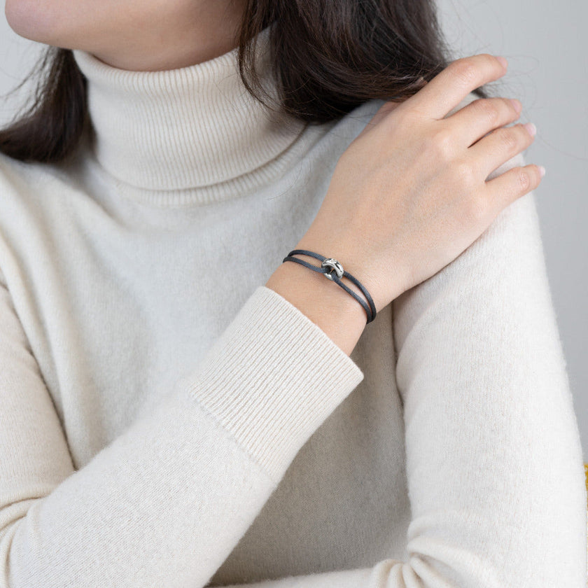 Silbernes Soho-Diamantkordelarmband