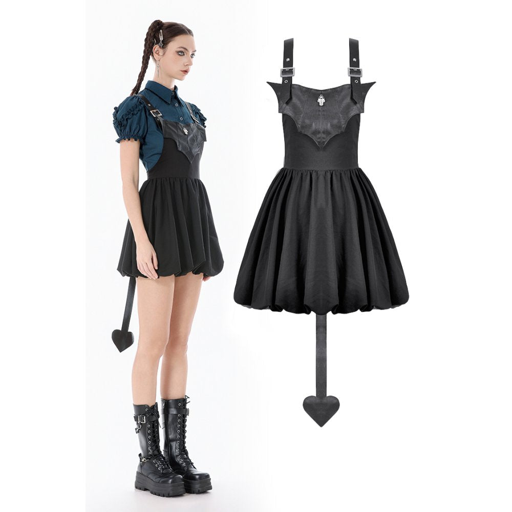 Dark in Love Lilith Bat Harness Bubble Dress