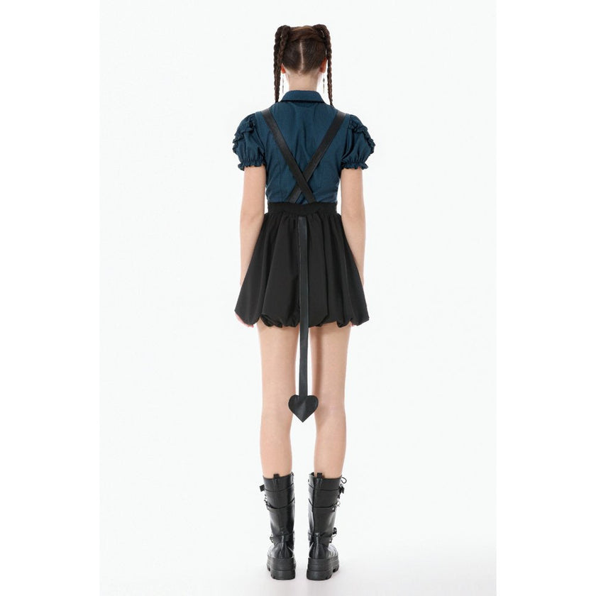 Dark in Love Lilith Bat Harness Bubble Dress
