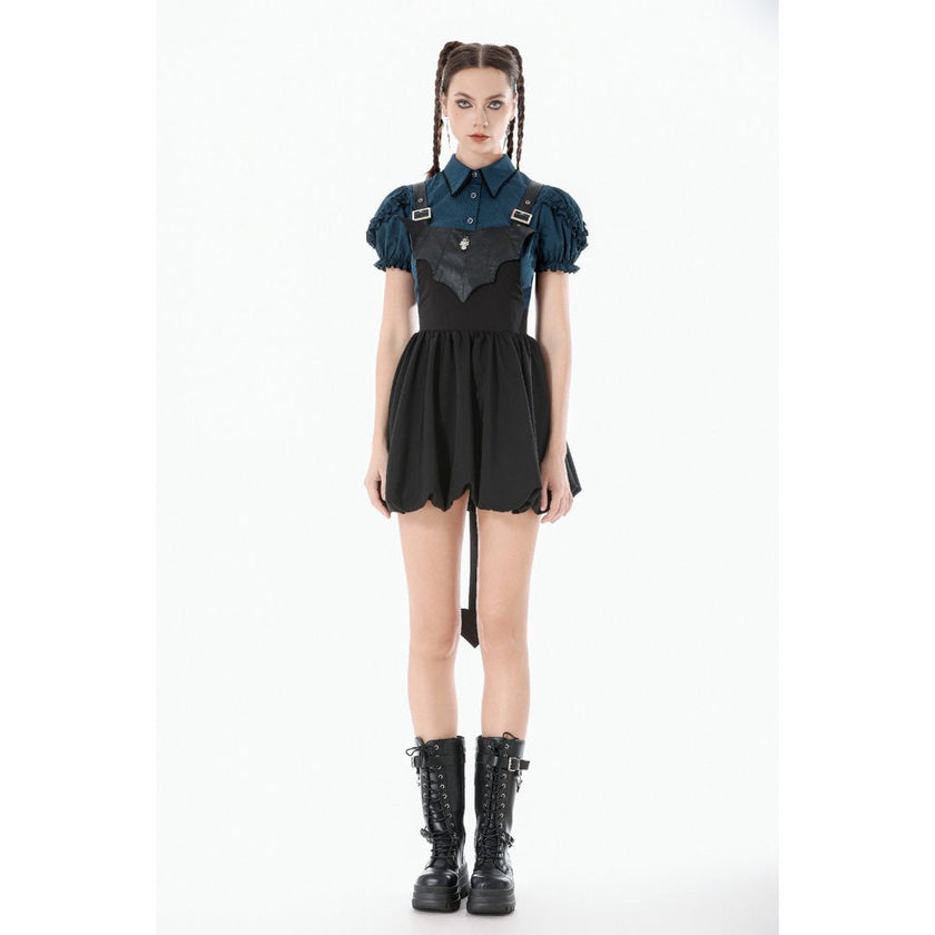 Dark in Love Lilith Bat Harness Bubble Dress