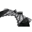 Dark in Love Erzebeth Gothic Bolero Shrug - Black Lace Victorian Bell Sleeve
