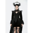 Dark in Love Erzebeth Gothic Bolero Shrug - Black Lace Victorian Bell Sleeve