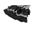 Dark in Love Hexa Layered Tartan Effect Lace Skirt
