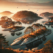 Dawn Archipelago Canvas