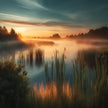 Dawn Wetlands Canvas