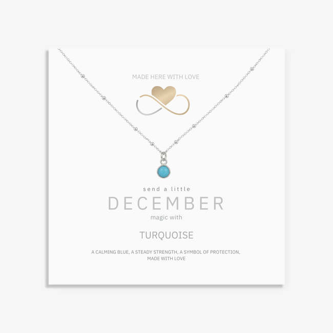 Turquoise December Birthstone Necklace