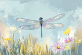 Dragonfly Reverie Canvas