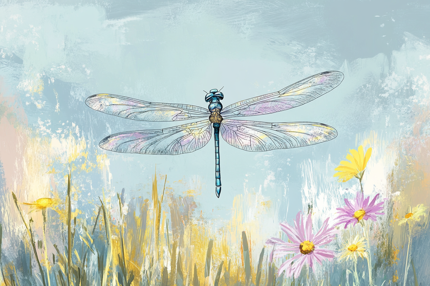 Dragonfly Reverie Canvas